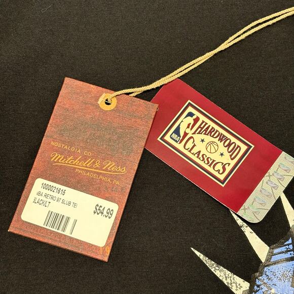 NWT 1997 Mitchell & Ness NBA All Star Weekend Cleveland Hardwood Mens XL T-Shirt - Picture 6 of 11